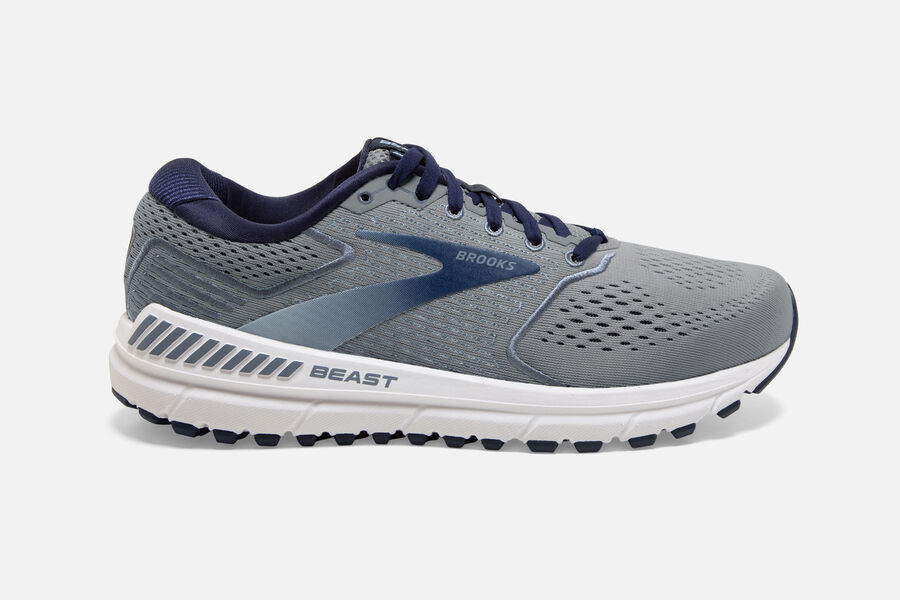 Brooks Herren Beast '20 Laufschuhe Blau/Grau/Navy Sale 491-045723